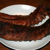 Baby Back Ribs in Smoker