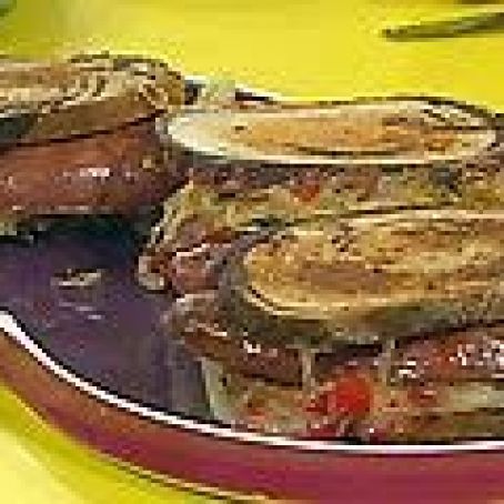 Grilled Split Kielbasa Reubens with Warm Mustard-Caraway Sauerkraut
