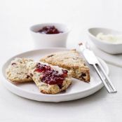 Orange-Cranberry Scones with Turbinado Sugar