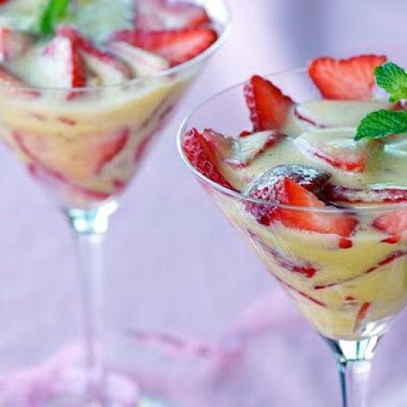 Seductive Strawberry Zabaglione