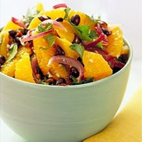 Orange Cilantro Black Bean Salad
