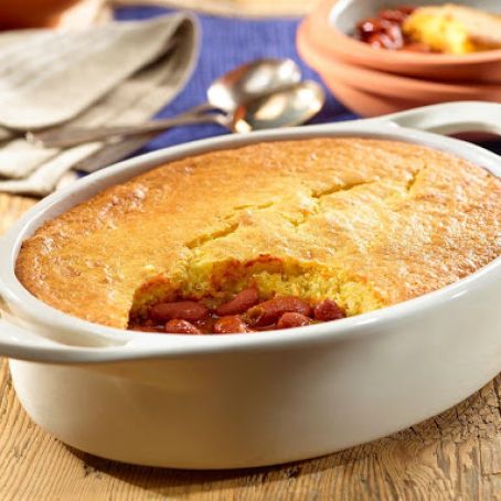 Cornbread-Topped Red Kidney Bean Chili