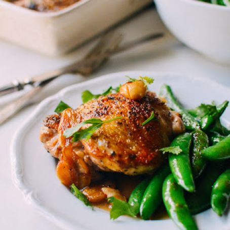 40 Garlic Chicken with an Asian Twist