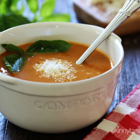 Crock Pot Creamy Tomato Soup - Skinny