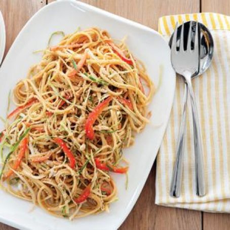 Sesame and Peanut Noodles