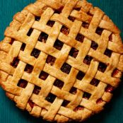 Apple and Dried Fruit Lattice Pie