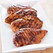 Grilled Glazed Boneless, Skinless Chicken Breasts