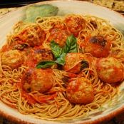 Turkey Meatballs and Spaghetti
