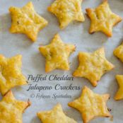 Puffed Cheddar Jalapeño Crackers