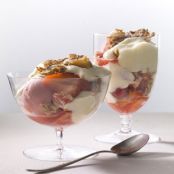 Strawberry Sundaes w/Prosecco Sabayon
