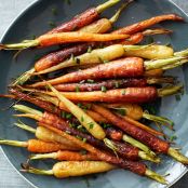Roasted Rainbow Carrots