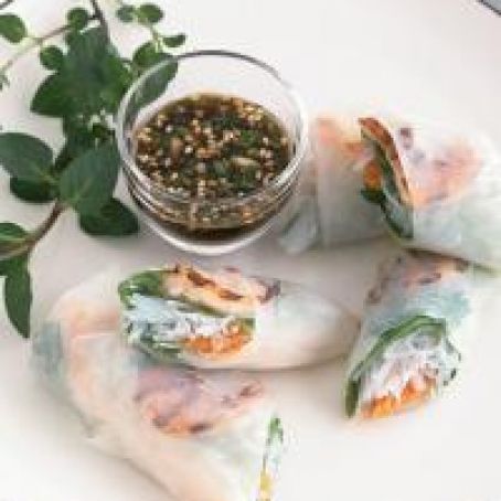 Grilled Shrimp Summer Rolls