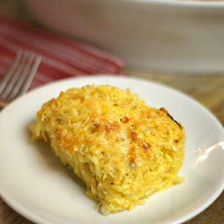 Spaghetti Squash Au Gratin