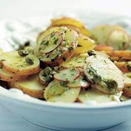 French Potato Salad with Dijon Mustard and Fines Herbes