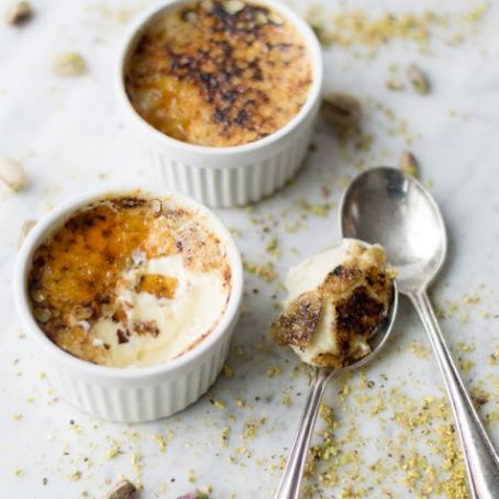 Pistachio Creme Brulee