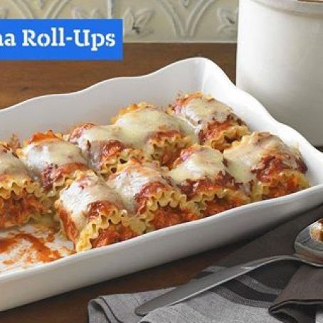 LASAGNA ROLL-UPS