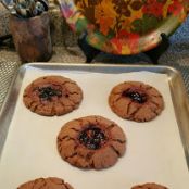 Cookies, Peanut Butter with Berry Jam