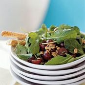Arugula, Grape, and Sunflower Seed Salad