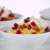 Polenta - Creamy with Bacon and Cranberries