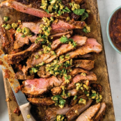 Moroccan-Spiced Lamb with Date Barbecue Sauce
