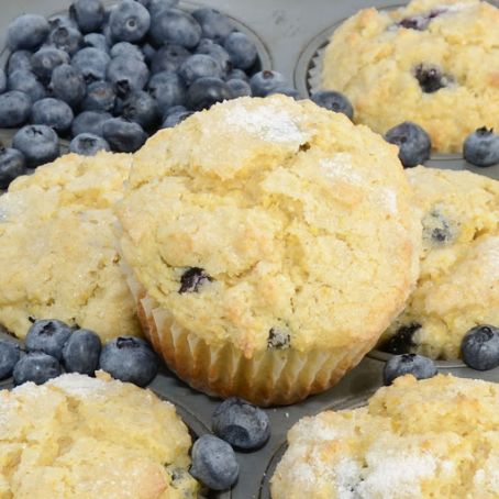 Blueberry Corn Muffins