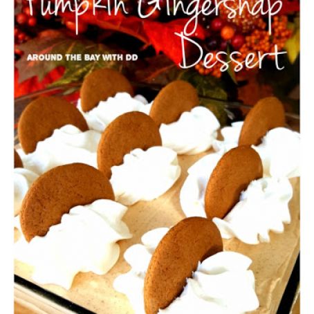 Pumpkin Gingersnap Dessert