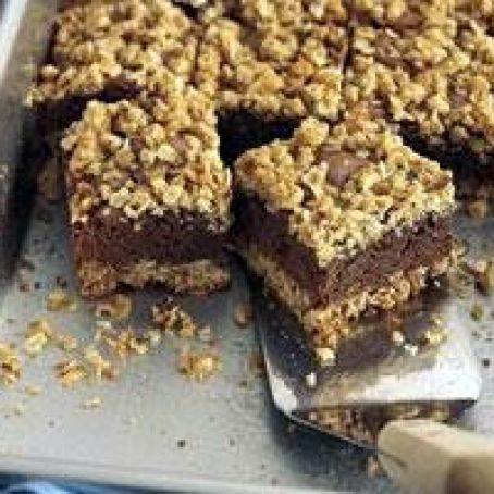 Old -Fashioned Oatmeal Brownies