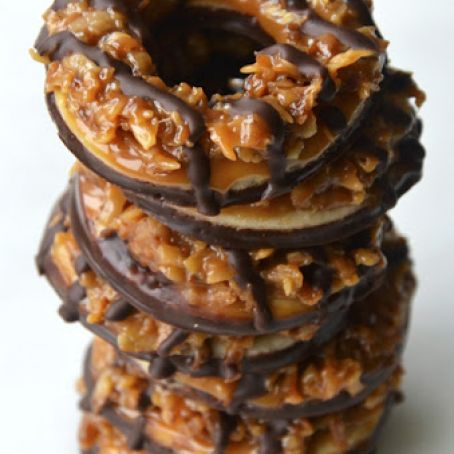 Homemade Samoas Girl Scout Cookies