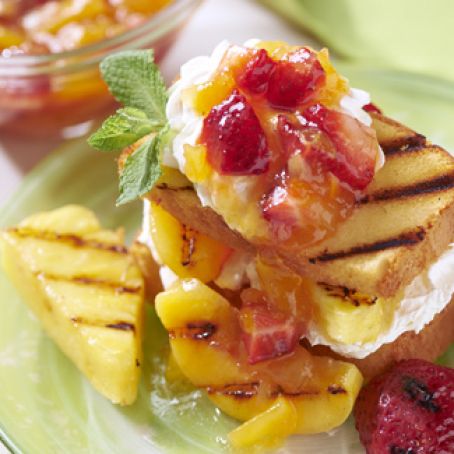 Grilled Fruit Shortcake