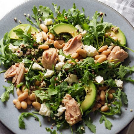 TUNA-Tuna, Avocado and White Bean Salad