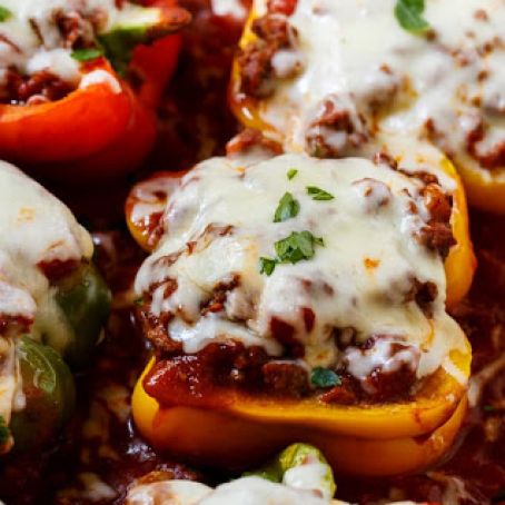 Lasagna Stuffed Peppers