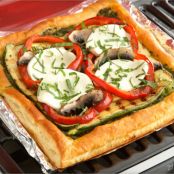 Veggie Grilled Puff Pizza