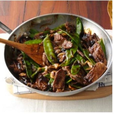 Snow Peas & Beef Stir-Fry Recipe