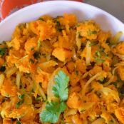 Sweet Potato & Mushroom Masala with Fresh Turmeric