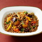 Wheat Berries with Roasted Beets and Carrots