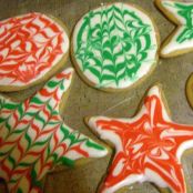 Iced Maple Sugar Cookies