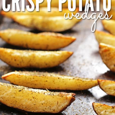 Roasted Crispy Potato Wedges