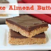 No Bake Almond Butter Bars (Low Carb and Gluten Free)