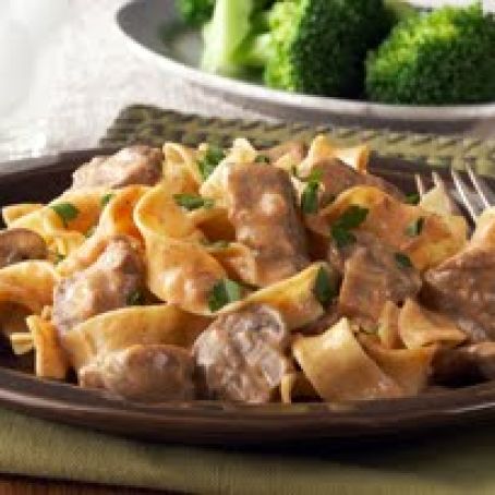 Slow-Cooker Beef Stroganoff