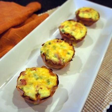 HAM & CHEESE BREAKFAST CUPS
