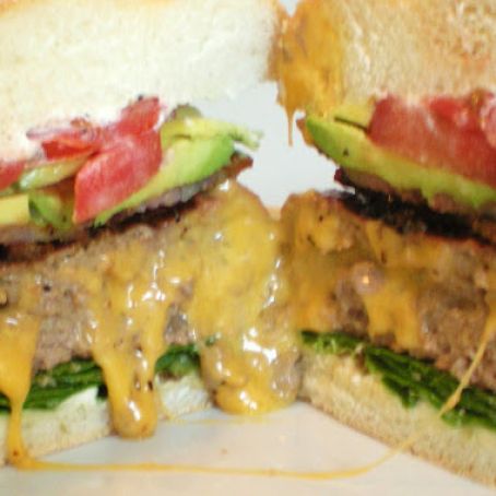 Outside In Southwest Turkey Cheddar Burger