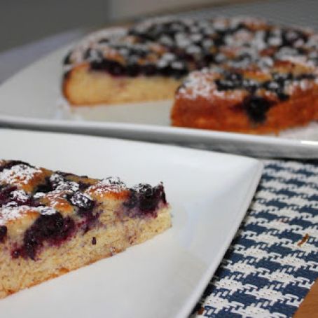 Blueberry Greek Yogurt Cake