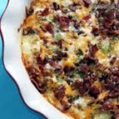 Easy Potato & Bacon Breakfast Casserole *overnight (ourbestbites)