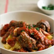 BEEF INVOLOTINI w/GRAPE TOMATO SAUCE