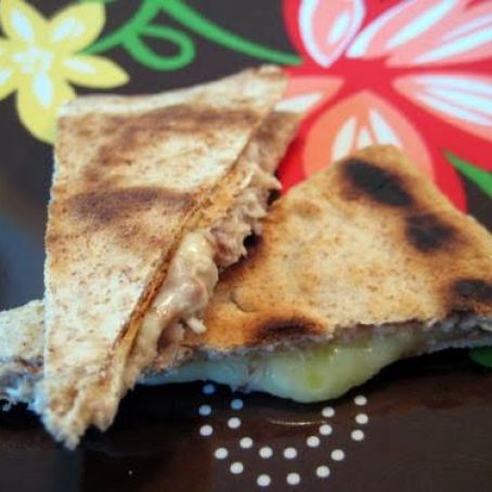 Chicken, Cheese and Bean Quesadillas