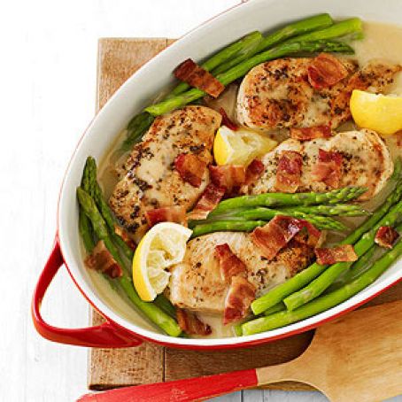 Creamy Lemon Chicken with Bacon