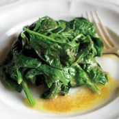 Buttered Spinach with Vinegar