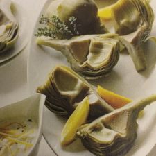 Artichokes with Garlic Basil Mayonnaise