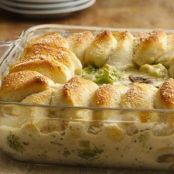 Chicken Alfredo Biscuit - Casserole