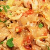 Brazilian Chicken with Shrimp and Peanut Sauce by Hubert Keller